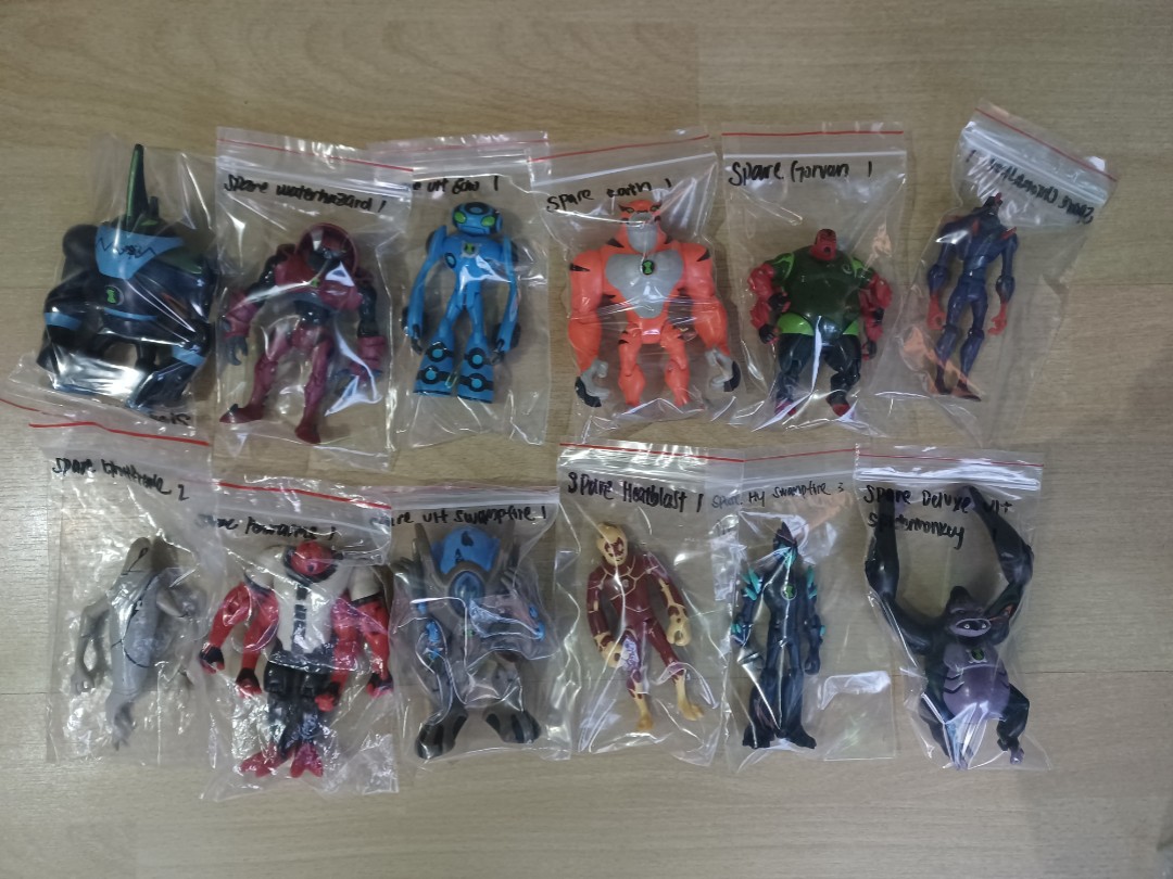 Ben 10 Bundle 1 (Mix Of Rare Figures) Free Delivery, Hobbies & Toys, Toys &  Games on Carousell