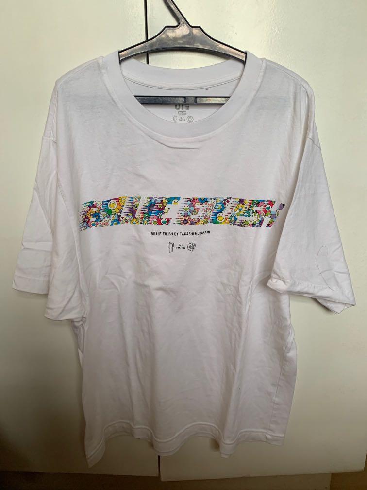 Billie Eilish (Haruki Murukami) White Shirt, Men's Fashion, Tops & Sets ...