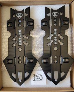 Black shock guard
