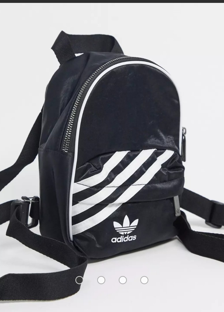 BNIB Adidas Originals Trefoil Mini Backpack in Black, Women's Fashion