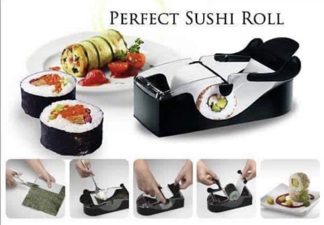 6PCS Sushi Maker Set Onigiri Mold Sushi Roller Machine Quick DIY
