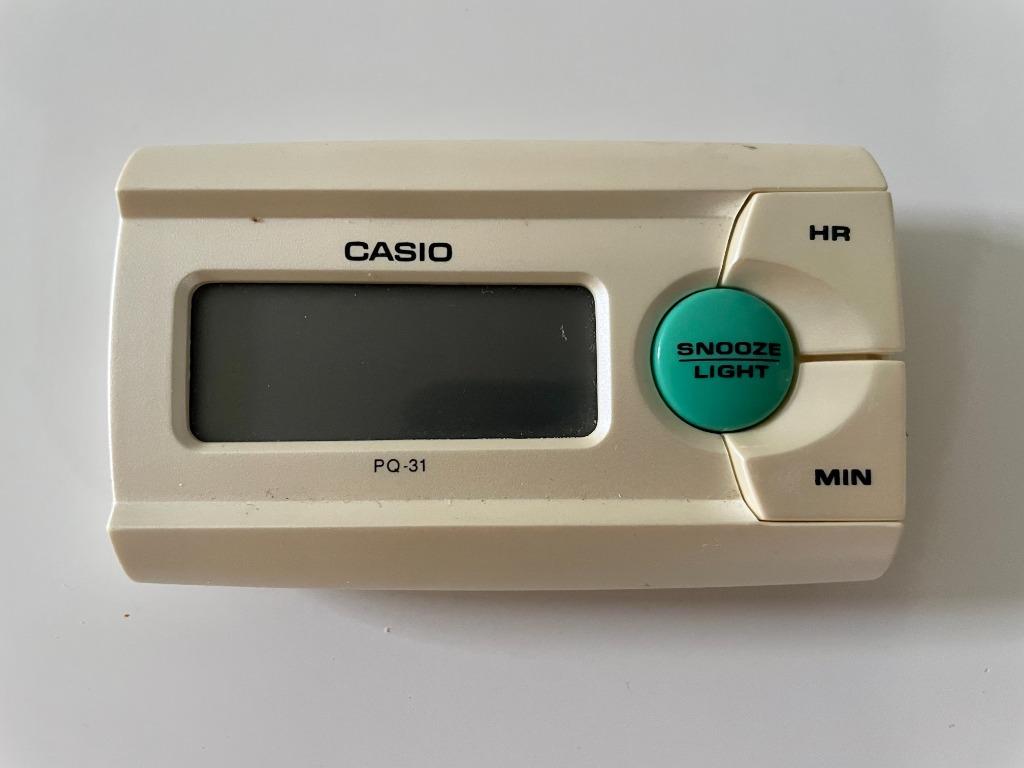 Casio alarm clock PQ 31 Furniture Home Living Home Decor