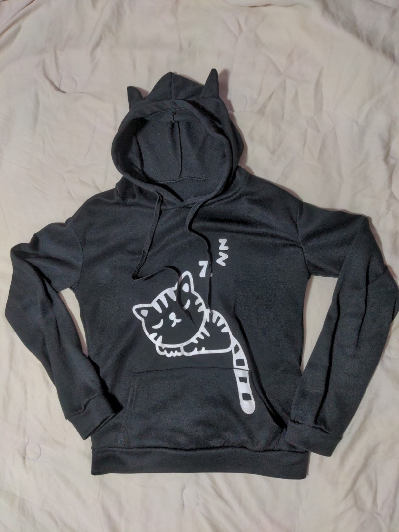 Cat ear hoodie for guys sales