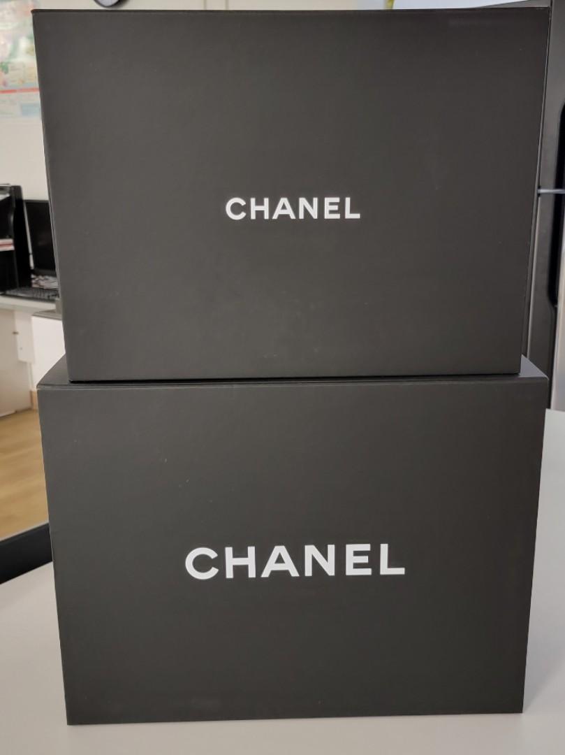 Chanel 紙袋磁石盒禮物盒包裝袋特大盒絲帶, 其他, 其他- Carousell