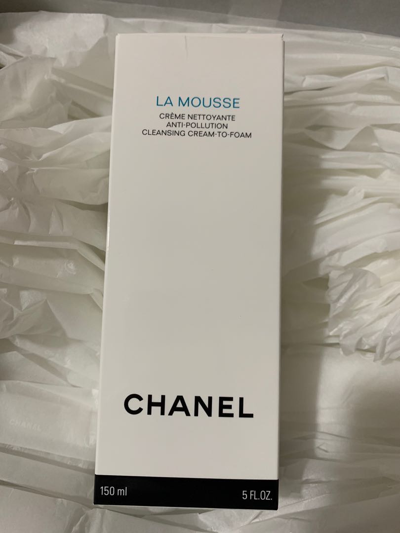CHANEL LA MOUSSE AntiPollution Cleansing CreamToFoam 150ml, Beauty