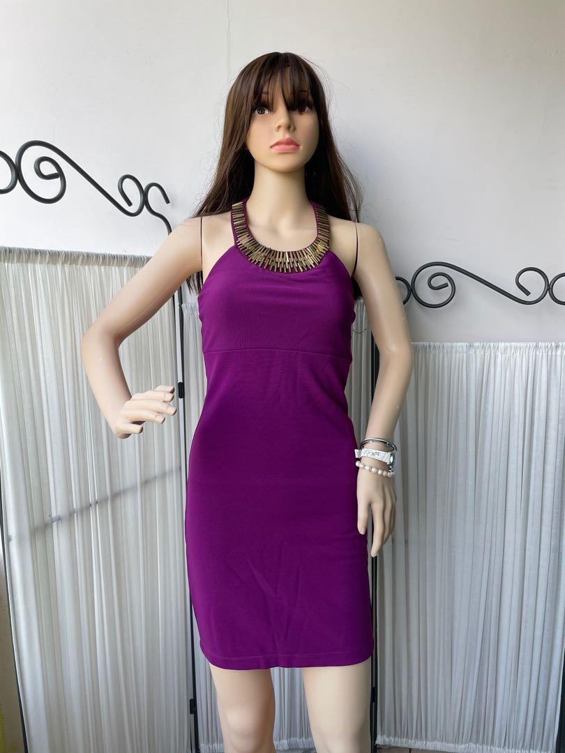 Purple dress charlotte russe clearance