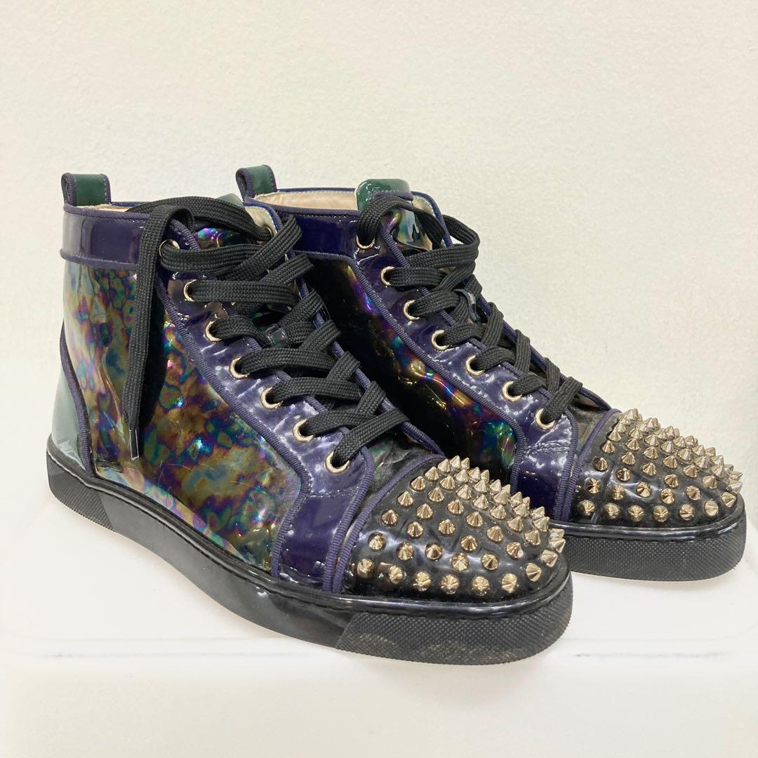 louboutin sneakers leather