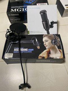 Condenser microphone (with recording stand)