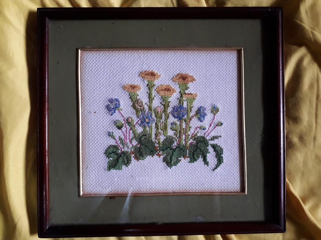 Cross stitch (Category: Handmade Craft) located in Cainta. Submitted by jasminejasmin (Listing ID 1131260704, Image 3). Description: FOR SALE ❗ Finished #CrossStitch with frame Location: Cainta, Rizal Meetup Mcdo Valleygolf only If courier via lalamove/angkas/grab/LBC. Payment first via Gcash or BDO..
