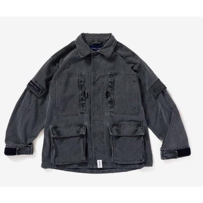 descendant dwu twill jacket 19aw black size 2, 男裝, 外套及戶外 