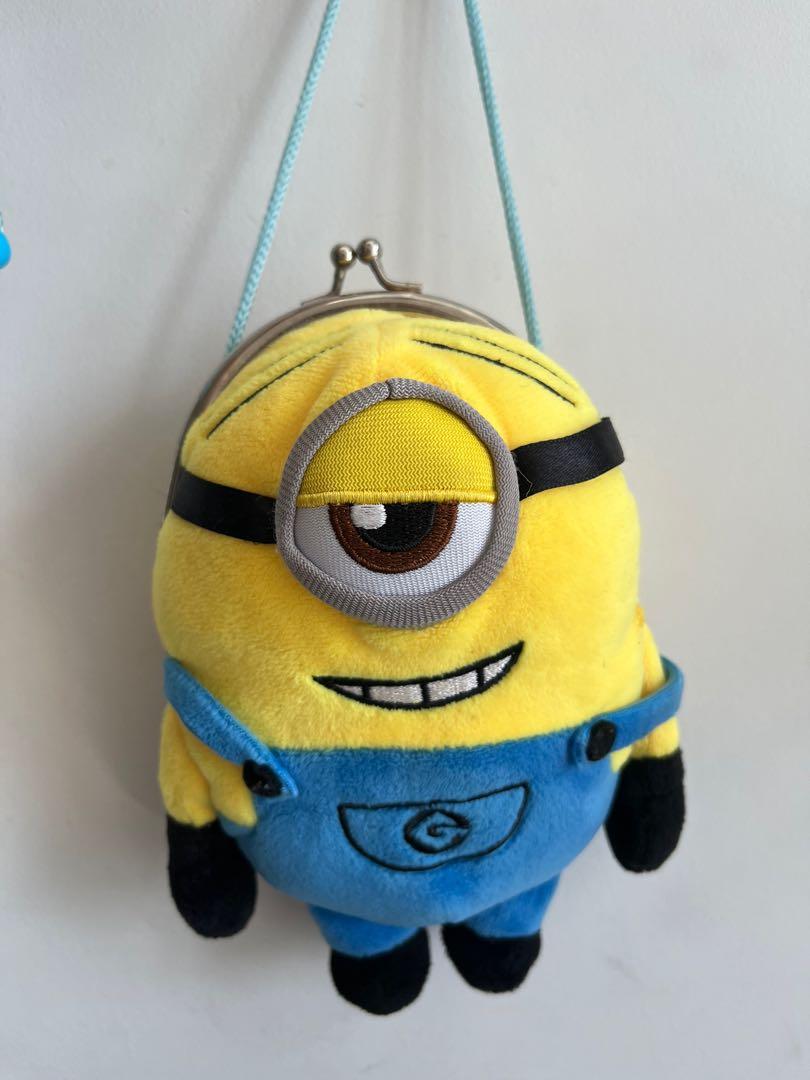 Buy AMart Soft Toy Sling Bag Minion Yellow red for Kids Girls 8 inch  Online at Low Prices in India  Amazonin