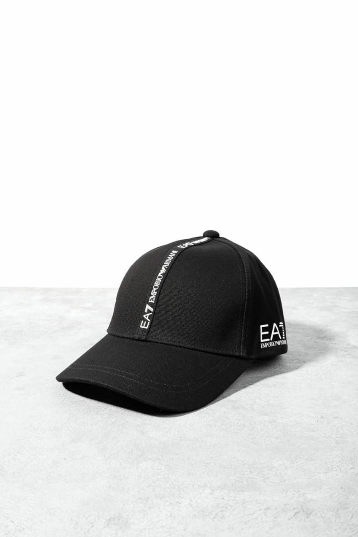 Emporio Armani Logo Cap White Black 