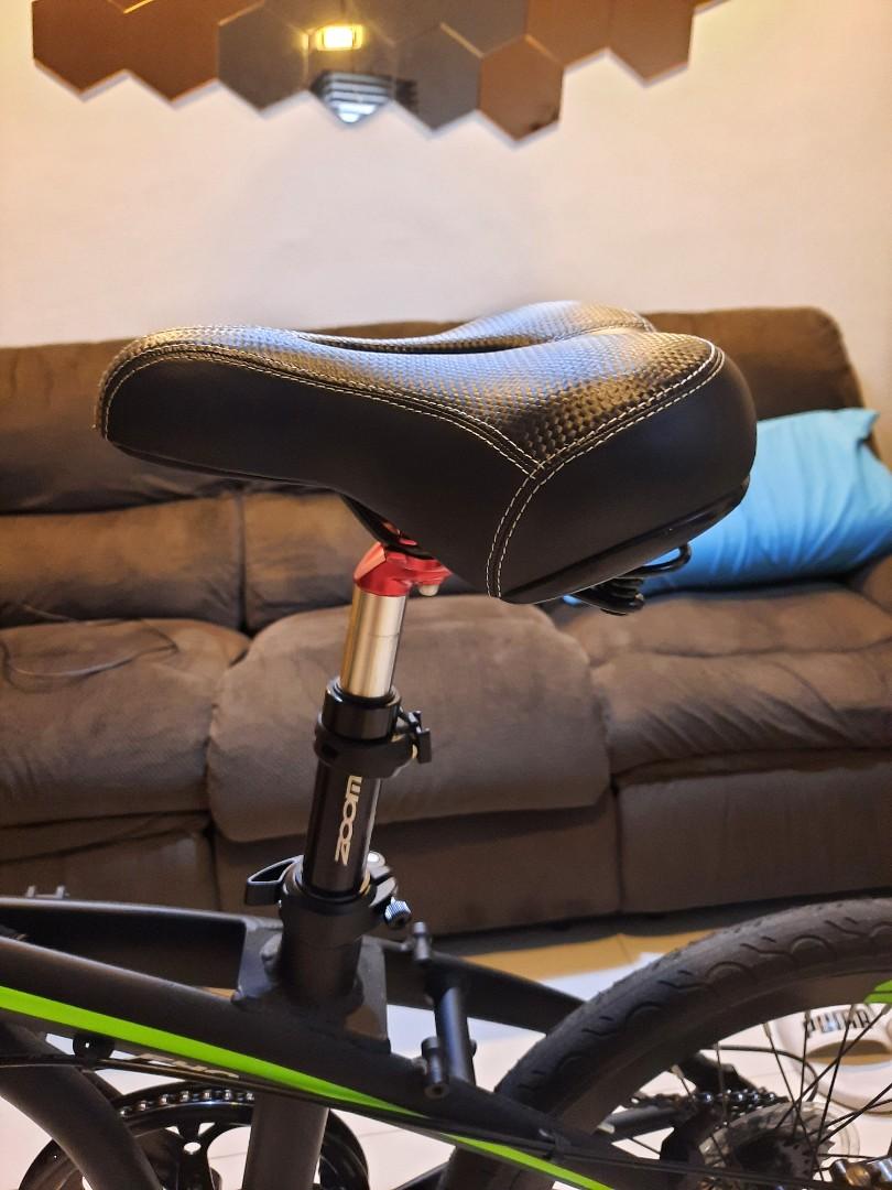 FOLDING BIKE WITH SUSPENSION SEAT POST, Sports Equipment, Bicycles