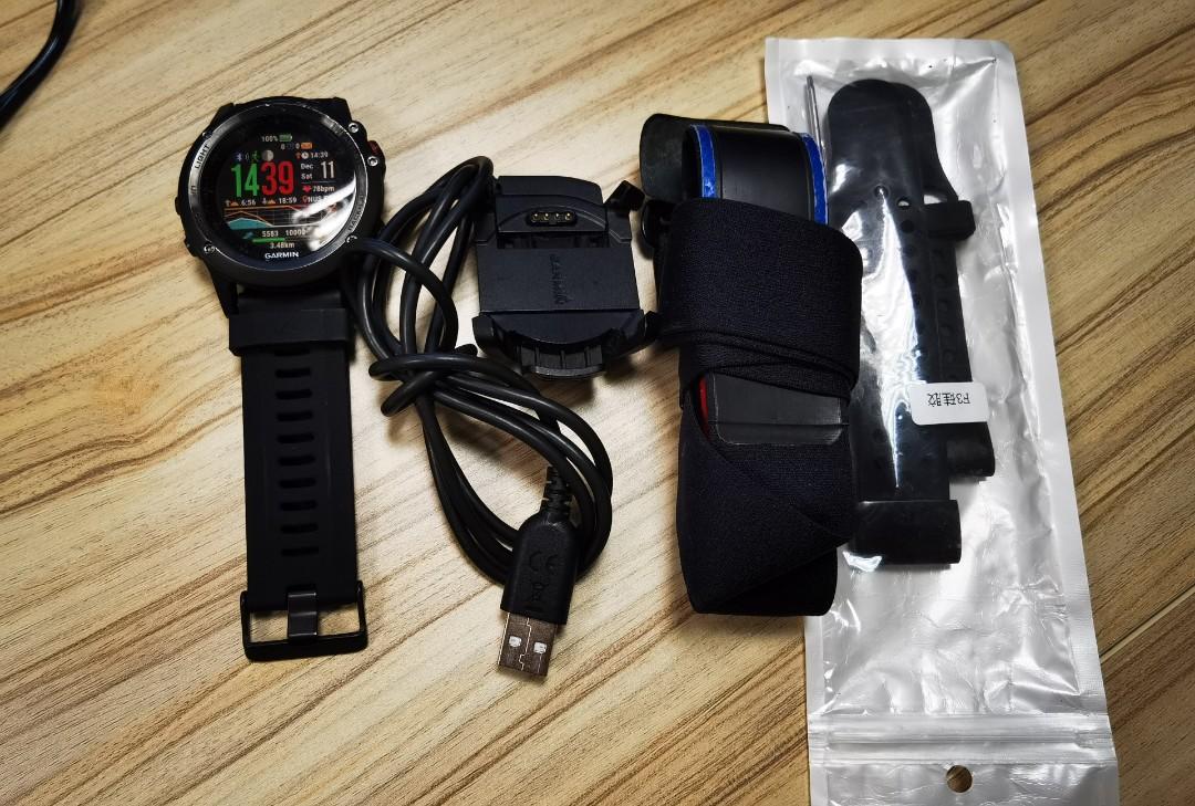 garmin fenix 3 with two bands and heart rate monitor Mobile Phones Gadgets Wearables Smart Watches on Carousell