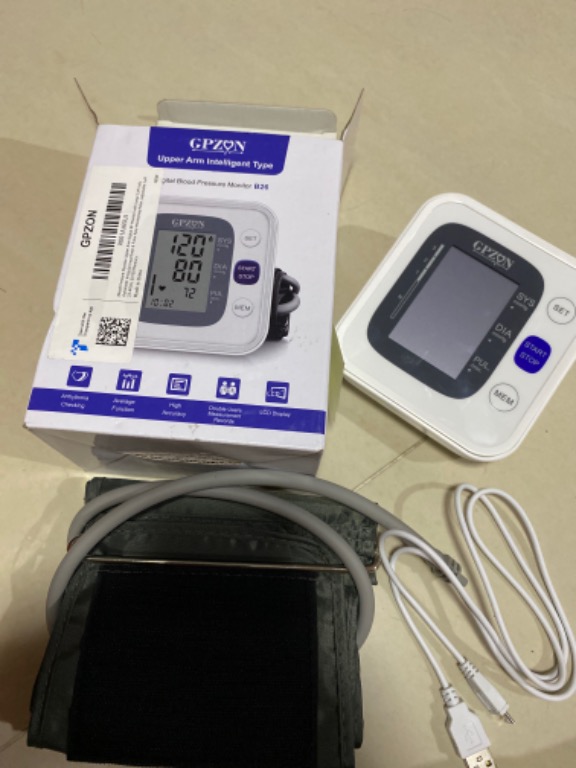 GPZON Upper Arm Digital Blood Pressure Monitor B26 Accurate Digital BP