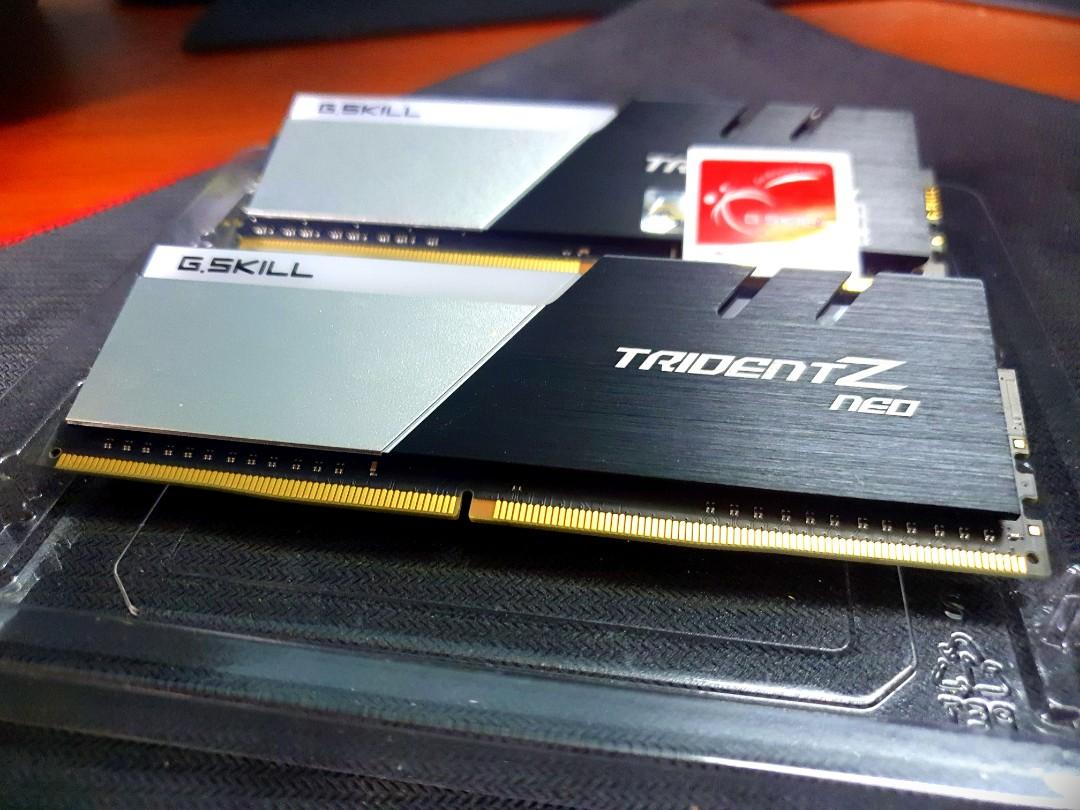 G.SKILL Trident Z Neo 16GB (2×8GB) 3200 MHz RGB DDR4 RAM - F4