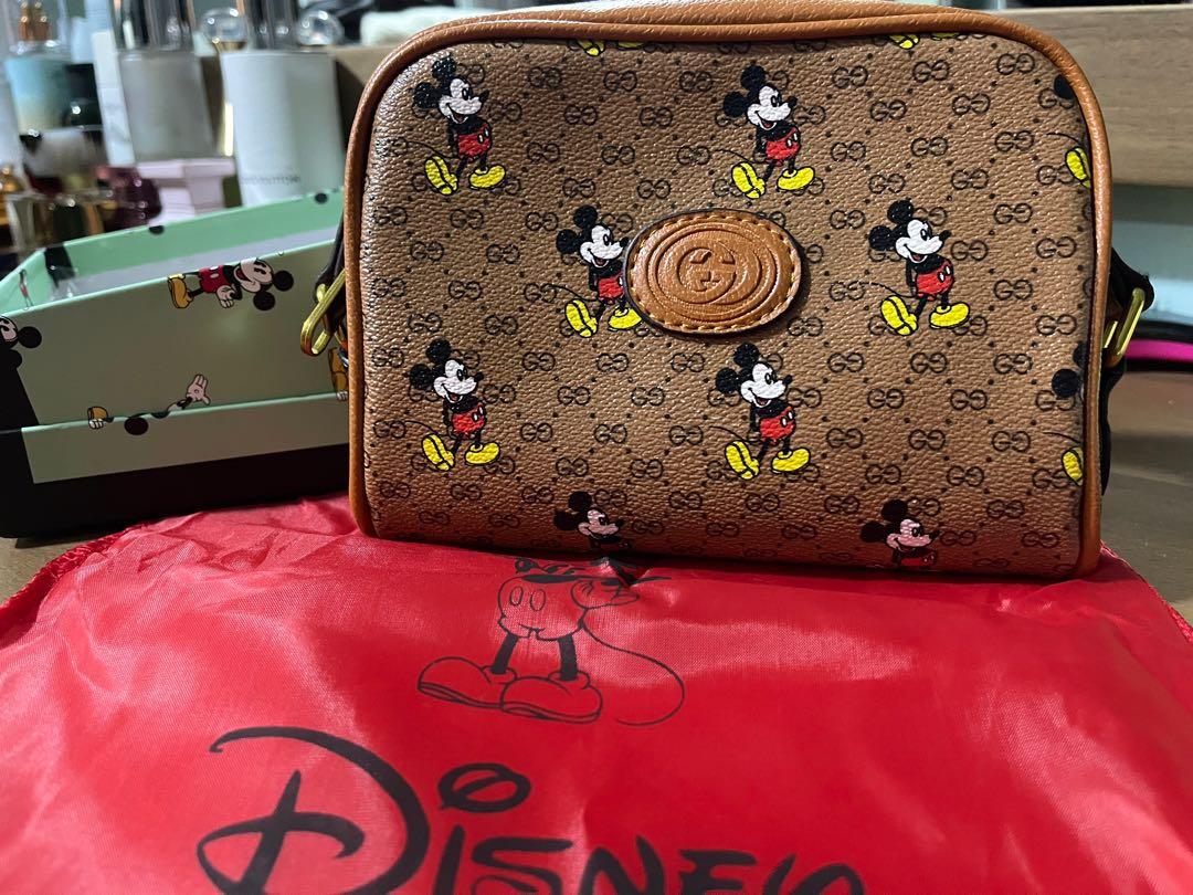 NWT Gucci Disney Mickey GG Mini Canvas Round Backpack Bag Limited Edition  603730 | eBay