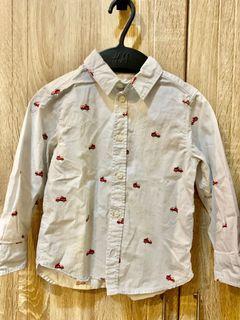 H&M longsleeves polo train print