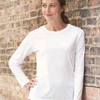 White Long Sleeve Top, Women's Fashion 