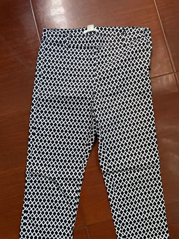 H&m printed pants store