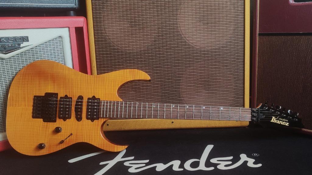 Ibanez J Custom RG1680 Amber [LEASE TO OWN], Hobbies & Toys, Music