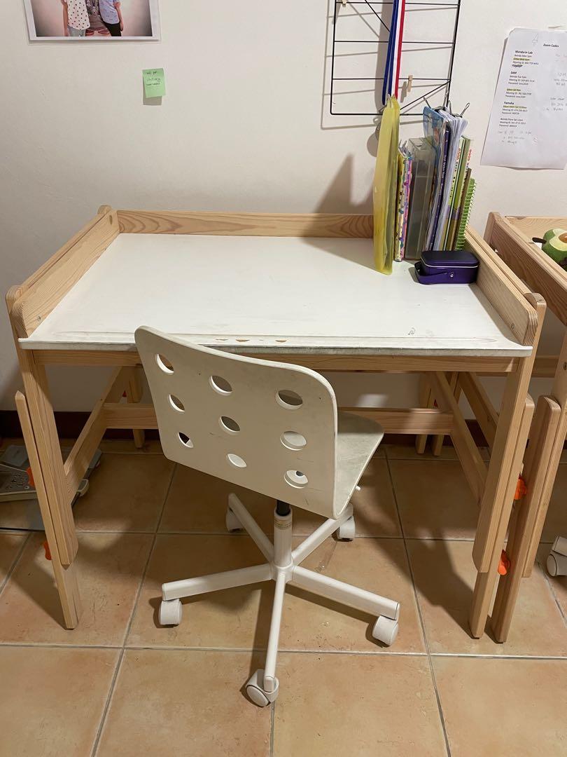 Ikea kids study on sale table and chair