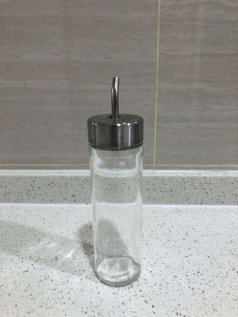 IKEA Oil/ Vinegar glass dispenser, Furniture & Home Living, Kitchenware