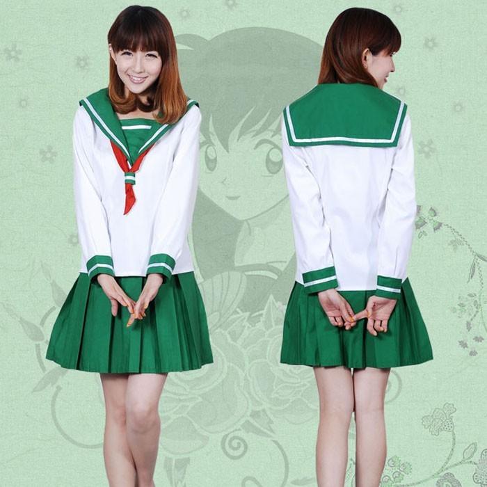 Inuyasha Kagome Sailor Uniform Set, Women's Fashion, Dresses & Sets, Sets  or Coordinates on Carousell
