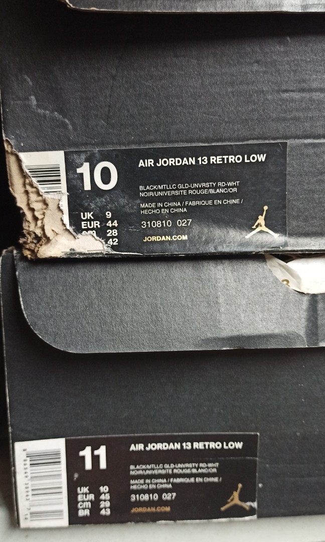 Buy Air Jordan 13 Retro Low 'Bred' - 310810 027