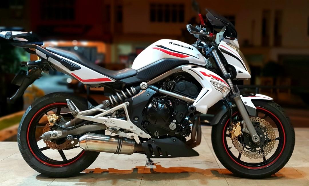 Kawasaki Er6N White CBU Japan 2011 er 6n Motorbikes on Carousell