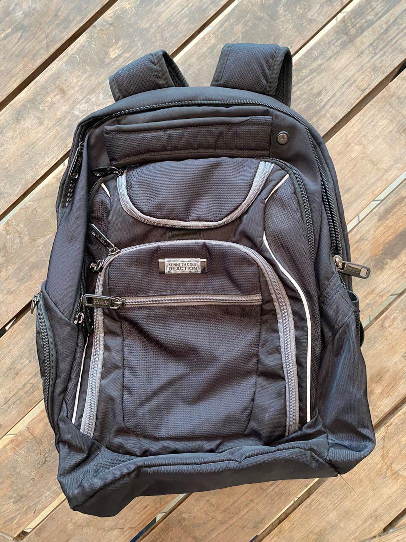 Kenneth Cole backpack (Category: Backpacks) located in Taguig. Submitted by aquajoe (Listing ID 1131293763, Image 1). Description: Kenneth Cole backpack Sturdy and solid Used. Good condition.
