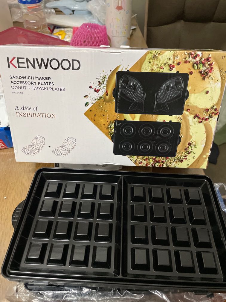 Kenwood Sandwich Maker & Donut Taiyaki plates, 家庭電器, 廚房電器, 其他廚具 Carousell