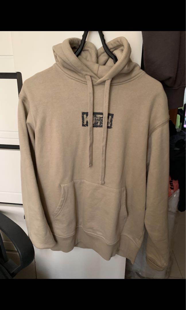 Kith splintered top logo hoodie