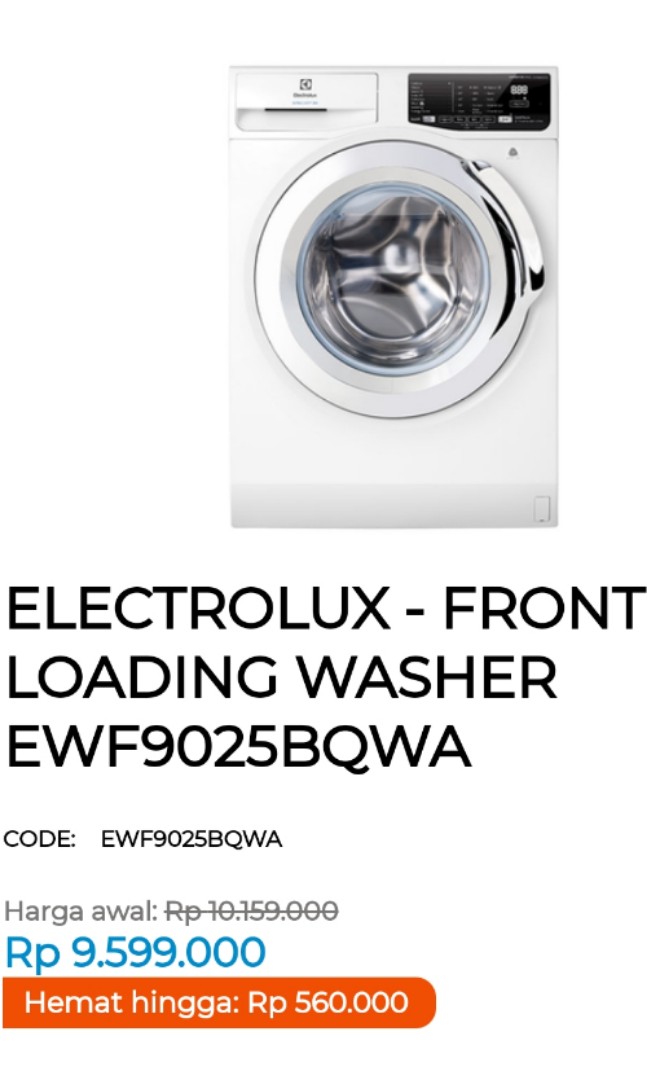 Kredit Mesin Cuci Electrolux Proses Cepat Free Admin
