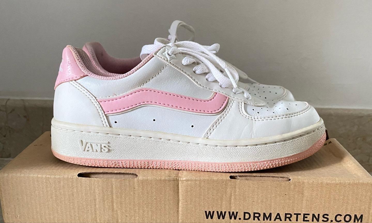 All pink vans shoes on sale