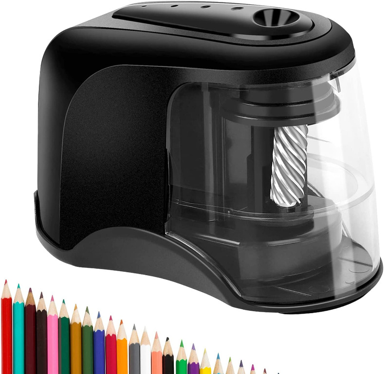 Linkstyle Electric Pencil Sharpeners, Portable Pencil Sharpener Kids Friendly, No.2/68mm