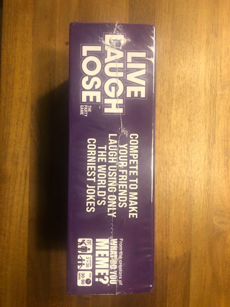 Live Laugh Lose Card Game