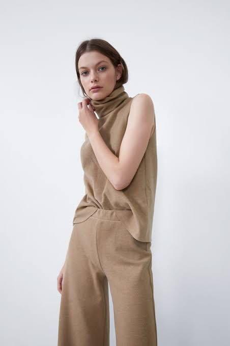 Zara Soft touch high neck top 