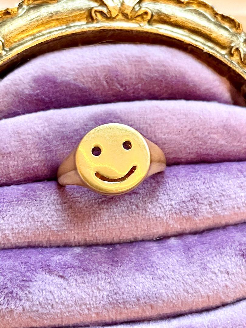 Madewell smiley shop face ring