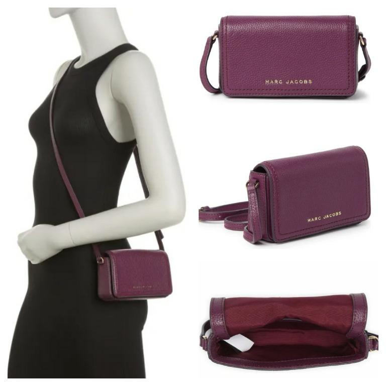 Marc Jacobs Groove Leather Mini Crossbody Bag, Women's Fashion, Bags