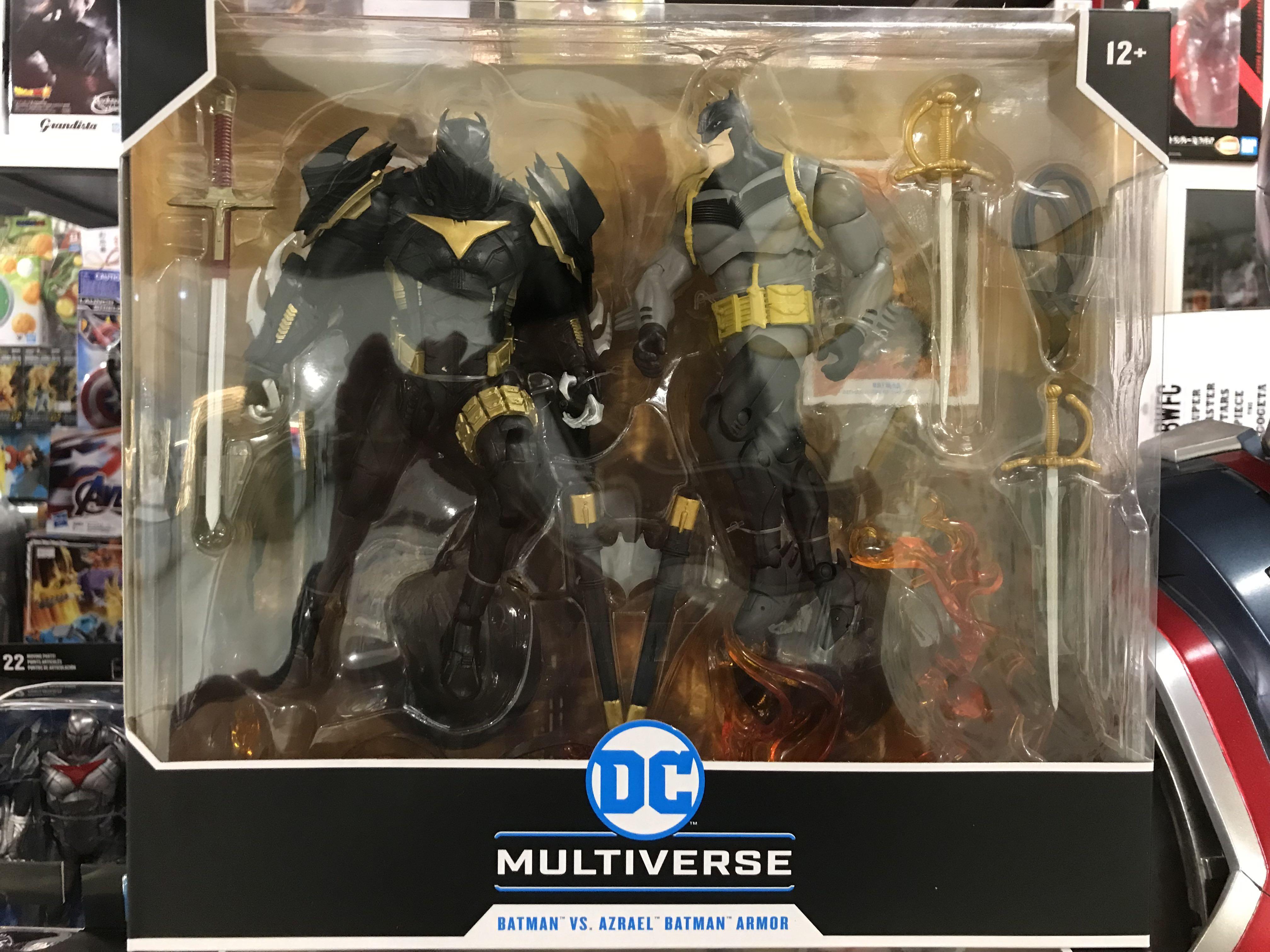 Mcfarlane Toys DC Multiverse Batman VS. Azrael Batman Armour Action Figure,  Hobbies & Toys, Collectibles & Memorabilia, Fan Merchandise on Carousell