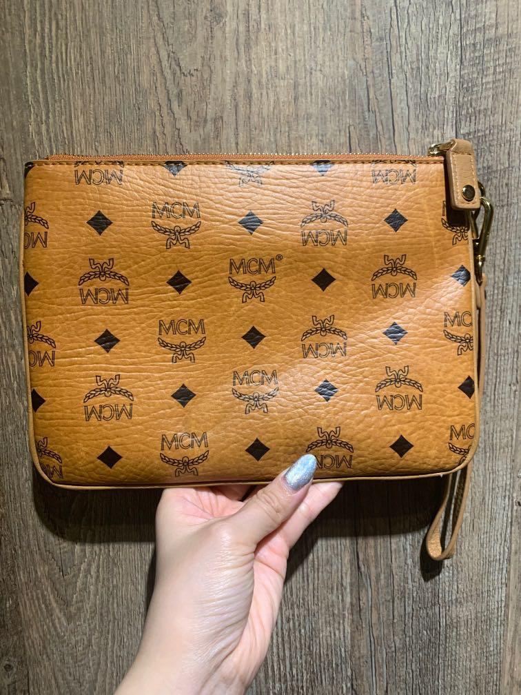 MCM Clutch Special edition with studs Women s Fashion Bags Wallets Clutches on Carousell