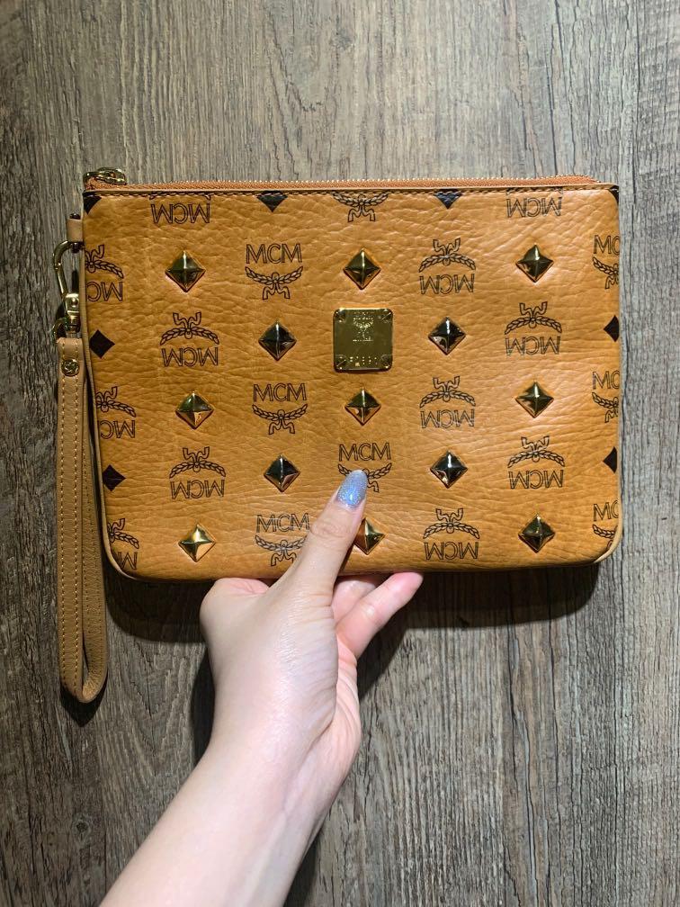 Mcm clutch shop bag