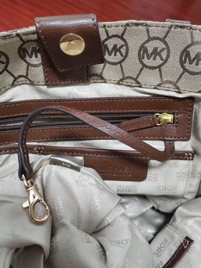 MICHAEL KORS MK 2 WAY MONOGRAM TOTE