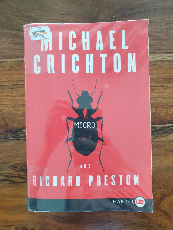Micro by Michael Crichton and Richard Preston, Hobbies & Toys, Books ...
