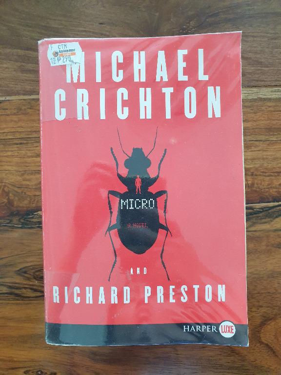 Micro by Michael Crichton and Richard Preston, Hobbies & Toys, Books