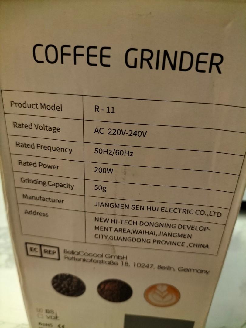 Muzili Electric coffee Grinder, TV & Home Appliances, Kitchen