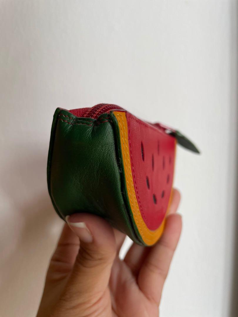 Cute Watermelon Wallet Zipper Fruit Shape Coin Purse Small - Temu