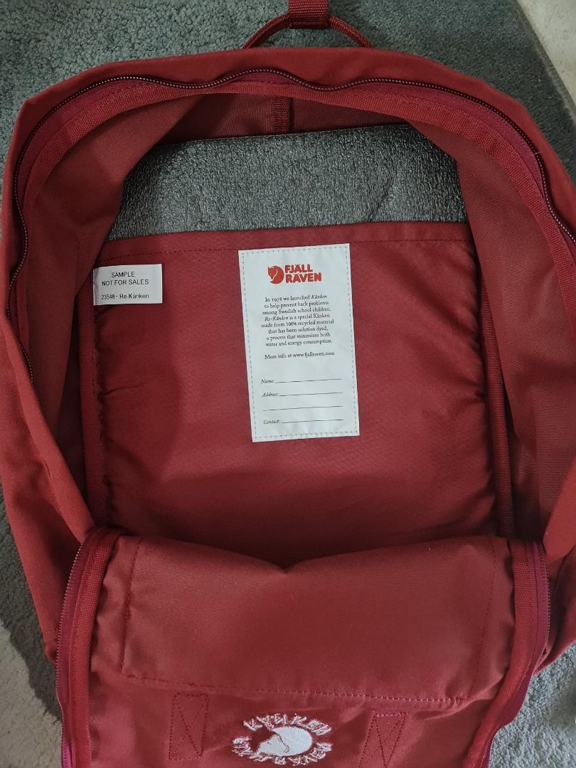 NEW Fjallraven Re Kanken Classic Ox Red display piece last piece Women s Fashion Bags Wallets Backpacks on Carousell