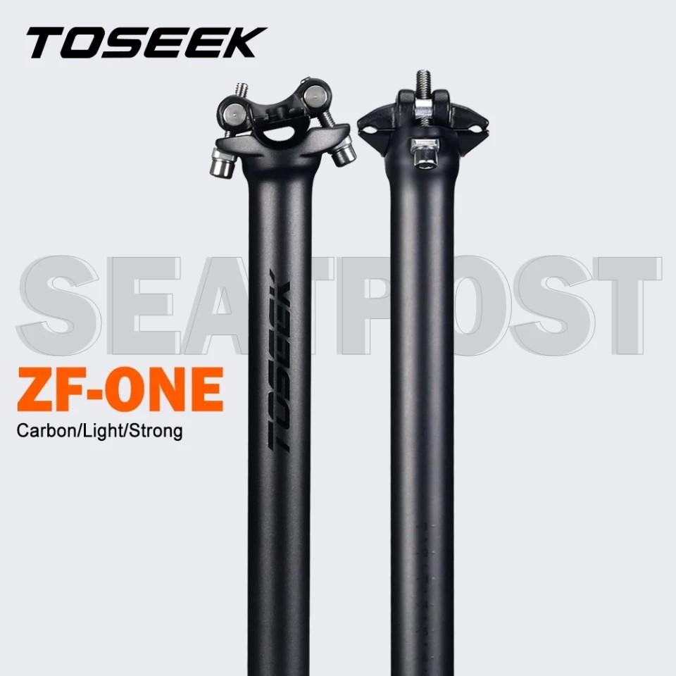 NEW TOSEEK ZF One Mtb Matte Carbon Seatpost 27.2